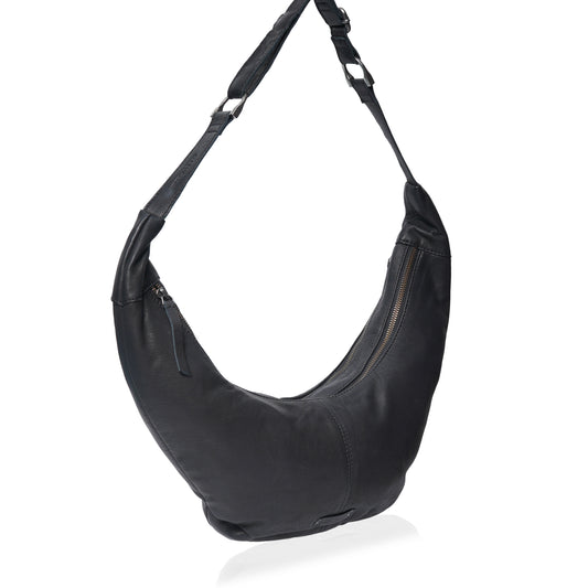 Leather Emily Shoulder Bag | Meera Creation x Allan Feder