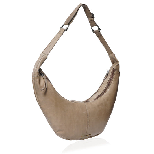 Leather Emily Shoulder Bag | Meera Creation x Allan Feder