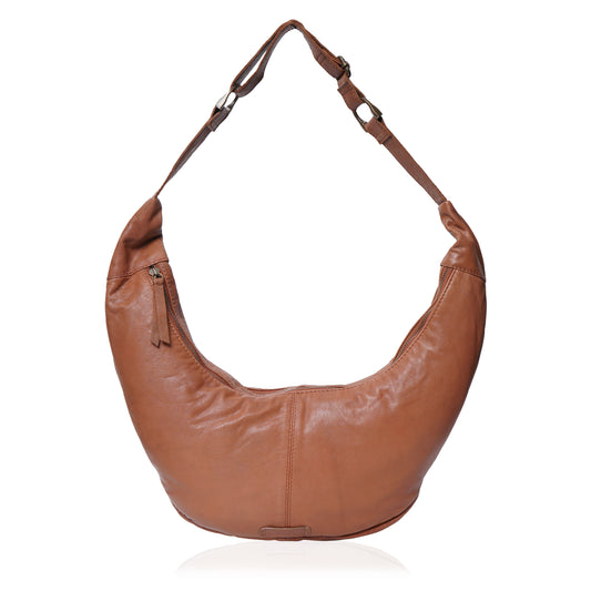 Leather Emily Shoulder Bag | Meera Creation x Allan Feder