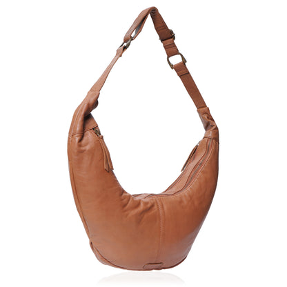Leather Emily Shoulder Bag | Meera Creation x Allan Feder