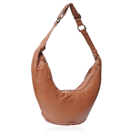 Leather Emily Shoulder Bag | Meera Creation x Allan Feder