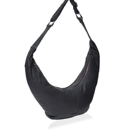 Leather Emily Shoulder Bag | Meera Creation x Allan Feder