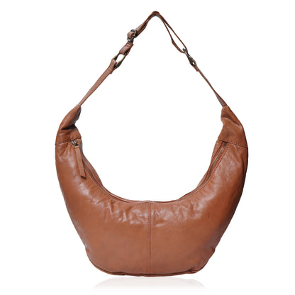 Leather Emily Shoulder Bag | Meera Creation x Allan Feder
