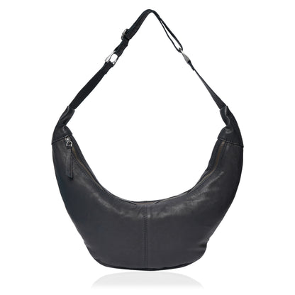 Leather Emily Shoulder Bag | Meera Creation x Allan Feder