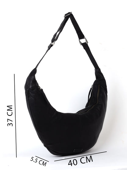 Leather Emily Shoulder Bag | Meera Creation x Allan Feder